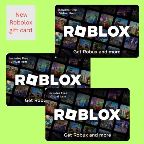 New Roblox gift card